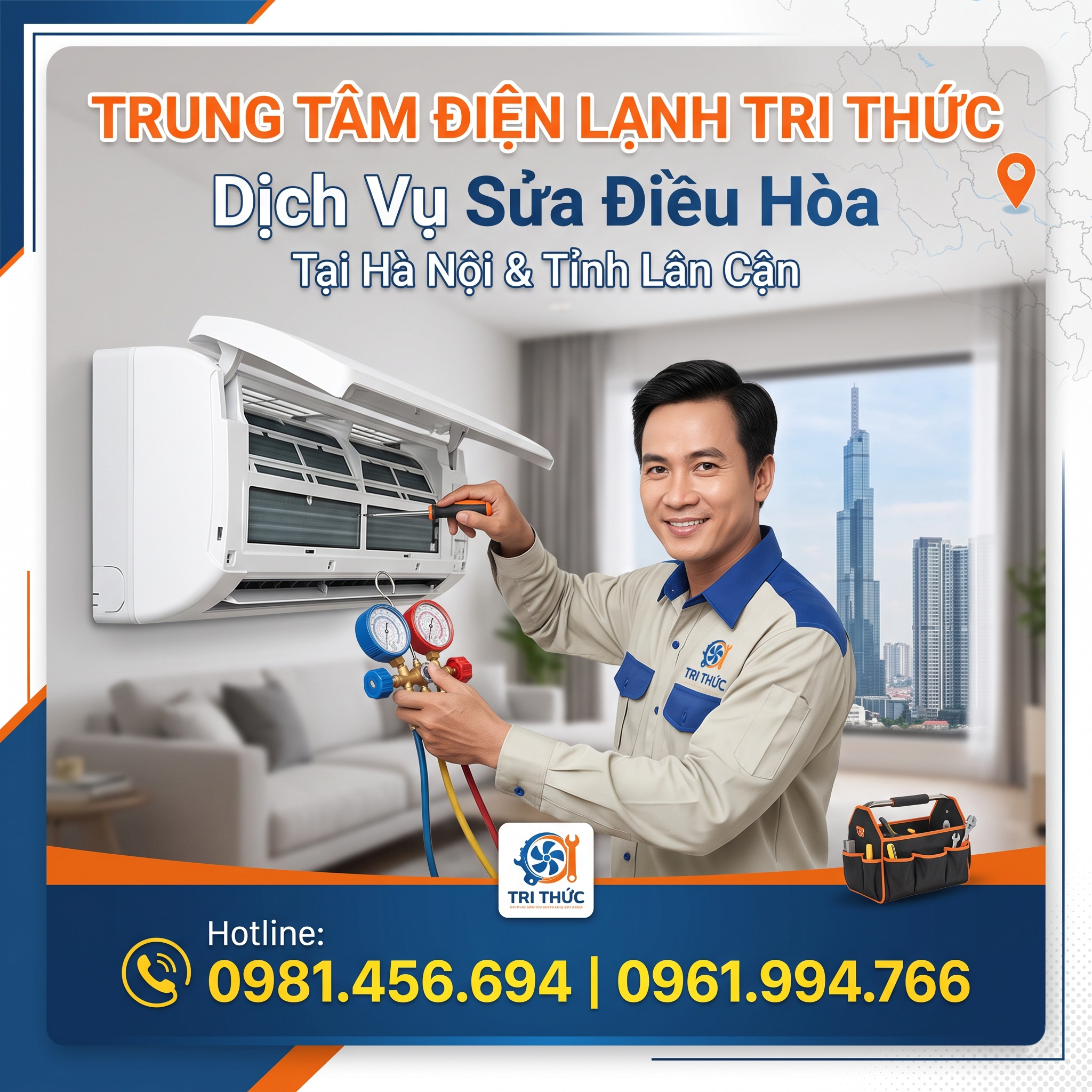 Dịch Vụ Sửa Điều Hòa Tại Hà Nội & Tỉnh Lân Cận – Thợ Giỏi, Đến Ngay Sau 15 Phút