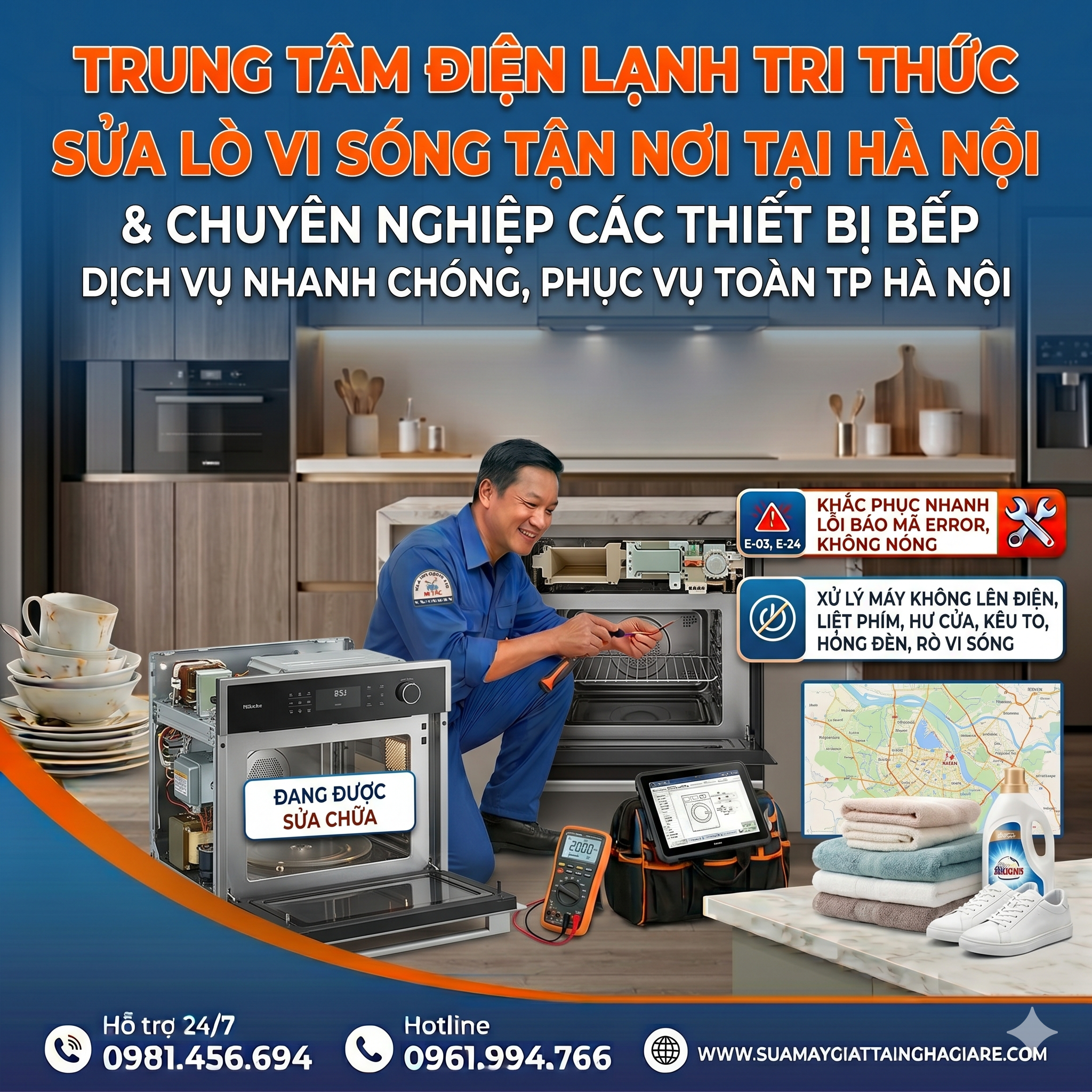 Dịch Vụ Sửa Lò Vi Sóng Tận Nơi – Khắc Phục Nhanh, Giá Rẻ